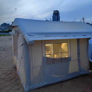 Tente de <span class=keywords><strong>camping</strong></span> gonflable de luxe quatre saisons, une chambre, ouverture rapide, résistante aux UV, grande, en PVC imperméable et tissu Oxford, pour 6 à 8 personnes - Product Image 3