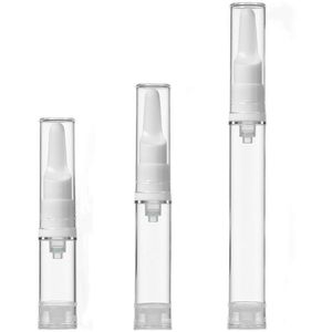 In Stock 5ml <b>10ml</b> 15ml Plastic As Cosmetic Travel Lotion Vacuum Pump <b>Bottle</b> Essence Sample Eye Cream Shampoo <b>Bottle</b> Airless - Product Image 1