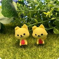 Creative tpr animal gomme emballage indépendant étudiant prix en gros gomme détachable
