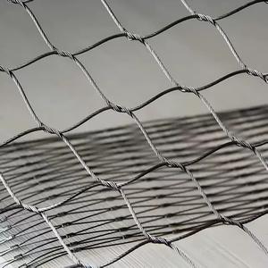 फैक्टरी मूल्य तार रस्सी जाल स्टेनलेस स्टील 316 लचीला बुना हुआ तार जाल जाल जाल 5 मिमी तार जाल जाल 6 सेमी छेद - Product Image 5