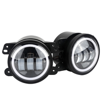 Focos Led para coches y motos, faro Led para todoterreno, Lupa cuadrada 4x4, 30W