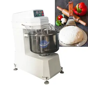 Mesin pengaduk adonan komersial kue produk baru, mesin pengaduk adonan roti tepung spiral 120L