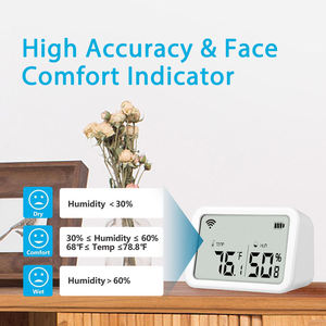 ZB-191 Tuya, Sensor de Temperatura y Humedad Zigbee, Detector de Humedad Interior, Termómetro, Sensor de Automatización del Hogar Inteligente - Product Image 3