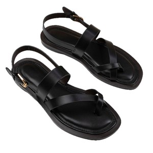Sandalias Planas con Punta Descubierta para Mujer, Modelo 2025, Tendencia de Moda, Sandalias Romanas para Verano, Sandalias para Viajes de Comercio Exterior - Product Image 6