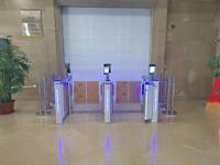Barrera Abatible de Acero Inoxidable 304 con Motor sin Escobillas, Control de Acceso por RFID, Código QR y Reconocimiento Facial para Gimnasios y Fábricas, OEM, ODM, CE