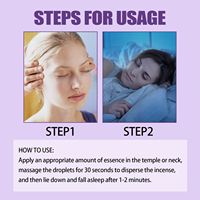 South Moon Offre Spéciale Oem Odm Sommeil Profond Soulager l'Insomnie Oreiller Essence Huile Roller Sérum de Sommeil Bio Lavande & Bergamote