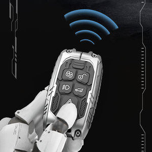 Kim loại chìa khóa xe Fob trường hợp bìa phù hợp cho Land Rover 2012 2017 phát hiện thể thao phạm vi Rover thể thao Evoque velar <span class=keywords><strong>freelander</strong></span> Hậu vệ - Product Image 3