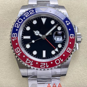 Reloj Mecánico de Lujo, Super Calidad, Resistente al Agua, 40mm, VS Factory V3, Acero 904L, Movimiento ETA 3285, 126710, Iron Man GMT - Product Image 1