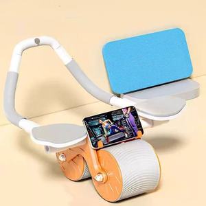 Rimbalzo Automatico in Ferro per Ruote con Supporto per Gomito <span class=keywords><strong>e</strong></span> Tappetino per <span class=keywords><strong>Ginocchia</strong></span>, Timer Incluso, per Uso Unisex in Palestra - Product Image 1