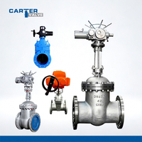 Vanne à opercule en acier moulé Carter WCB/WCC, acier forgé A105, à brides RF, à soudures FF, à soudures bout à bout SW, Exd, pneumatique, électrique, ANSI/API/JIS/DIN ISO