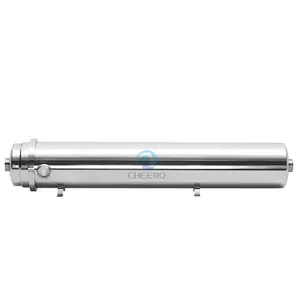 20000 L/H Utilisation industrielle 304 SS traitement de l'eau du boîtier membrane PVDF lavable Filtre à eau UF en acier inoxydable - Product Image 1