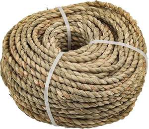 Corde de jonc de mer torsadée à deux plis naturels résistants aux intempéries écologiques pour meubles décoratifs - Product Image 4