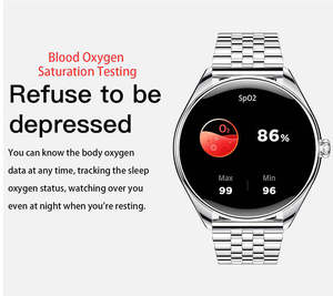 Montre connectée pour femme, écran AMOLED 1,43 pouces, appels Bluetooth MT55, oxymètre de pouls, fitness, sport, Reloj Smartwatch - Product Image 3