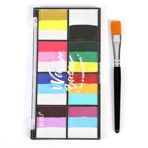 Set de <span class=keywords><strong>peinture</strong></span> <span class=keywords><strong>gouache</strong></span> à base d'eau avec <span class=keywords><strong>peinture</strong></span> pour visage arc-en-ciel 96 pièces <span class=keywords><strong>peinture</strong></span> corporelle <span class=keywords><strong>facile</strong></span> à laver - Product Image 3