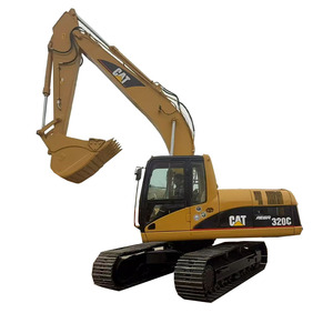 Pelleteuse Caterpillar CAT 320C d'occasion d'origine japonaise 20 tonnes 320 pelle rétrocaveuse hydraulique moyenne excavatrice vente à chaud - Product Image 1