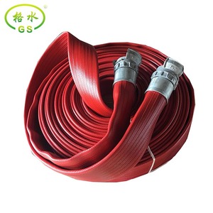 Tuyau d'incendie double en caoutchouc de haute qualité DN45mm avec raccord Guillemin français 16-30BAR, longueur 20m, personnalisable pour la lutte contre les incendies aéroportuaires - Product Image 1