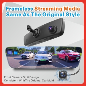 4K Mirror Dash Cam Streaming Media 170 Degree Wide Angle G-sensor Dash Cam WIFI App Control Parking Monitor Mirror <strong>Dashcam</strong> - Product Image 4