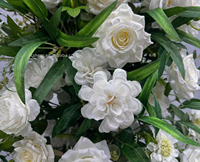 Fleurs artificielles en soie faites à la main, très réalistes, en forme de cœur vert, pour décoration d'arche de mariage, de remise de diplôme et de Thanksgiving – Vente chaude