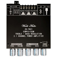 TB21 modèle d'application amélioré 2.1 canaux pour module d'amplificateur de puissance numérique Bluetooth Super Subwoofer électronique à haute tonalité basse
