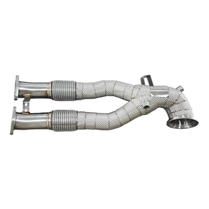 Contacto Heatshield Racing Downpipe para Audi RS3 8V 8Y <span class=keywords><strong>TTRS</strong></span> 8S 2,5 T Downpipe - Product Image 4