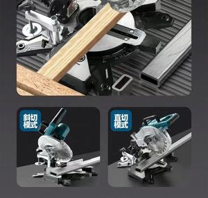 Hot Sale Industrial Grade 185MM Sliding Miter <b>Saw</b> Powered by Zero Rear Clearance Double Bevel Wood Double Bevel Miter <b>Saw</b> - Product Image 6