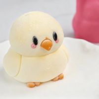 Moule en silicone pour poussin mignon pour glaçon au chocolat et fabrication de bougies de qualité alimentaire FDA