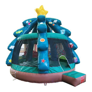 WINSUN Château gonflable commercial d'extérieur pour enfants, trampoline arbre de Noël en PVC, certifié CE, sans plomb, ignifuge, facile à monter - Product Image 2