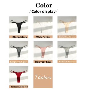 Mutandine da donna taglie forti S-XL sexy, fitness, antibatteriche, a vita bassa, con fondo in cotone, traspiranti, morbide, ad alta elasticità, <span class=keywords><strong>7</strong></span> colori - Product Image 6