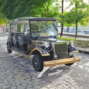Carrito de Golf Eléctrico Todoterreno con Certificación CE 2025, para Turismo, Estilo Vintage, para Visitas Turísticas - Product Image 2
