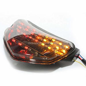 Motorefitไฟท้ายรถจักรยานยนต์แบบบูรณาการเลี้ยวสัญญาณLEDสำหรับ2004-2005 <span class=keywords><strong>Suzuki</strong></span> <span class=keywords><strong>GSXR</strong></span> 600 <span class=keywords><strong>750</strong></span> - Product Image 4