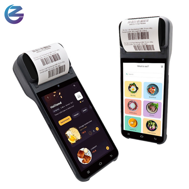 ZCS Z92 Handheld Barcode Scanner Android 12 Wifi Billing Pos Thermal Receipt Printer Loyverse Software Point of Sales Systems