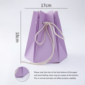 Sac étanche pour composition florale Sacs-cadeaux Sacs à main pour demoiselle d'honneur de mariage Vente en gros Boîtes de roses Emballage de fleurs - Product Image 5