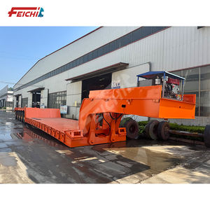Grande charge 100 tonnes col de cygne détachable 5 essieux bas lit remorque Cargo Lowboy bas camion remorque <span class=keywords><strong>à</strong></span> plat <span class=keywords><strong>à</strong></span> <span class=keywords><strong>vendre</strong></span> - Product Image 1