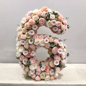 GNW kustom huruf kualitas tinggi latar belakang bunga lengkungan dinding pernikahan mengusulkan latar belakang bunga dinding untuk dekorasi pernikahan - Product Image 5