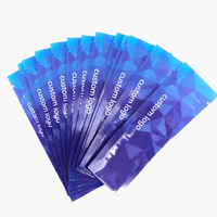 Emballage personnalisé pour cigares, étanche à l'humidité, pochette en mylar avec fermeture éclair CR, enveloppes pour cigares, emballage en forme de cône