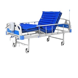 Cama de enfermería manual individual/doble con función de balanceo y elevación de espalda para ancianos y pacientes paralizados - Product Image 1