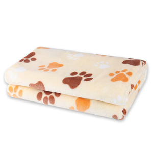 الكلمة الحيوانات الأليفة بطانية الكلب البطانيات الفانيلا النوم حصيرة السرير غطاء مع باو طباعة بطانية ناعمة لالهريسة جرو الحيوانات الصغيرة - Product Image 5