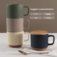 Mug à café en porcelaine personnalisé, style nordique moderne, couleur unie, haute qualité, pour couple, cadeau d'affaires, usage domestique, compatible micro-ondes et lave-vaisselle
