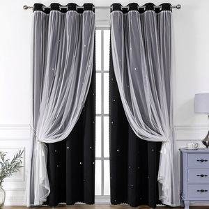 Cortinas Divisorias de Habitaciones XinLan, Cortinas Opacas de Triple Capa para Sala de Estar - Product Image 5