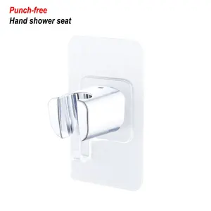 Hot bán có thể điều chỉnh cầm tay Shower Head tường Bracket Chrome hút cup chủ cho Spa tay vòi hoa sen