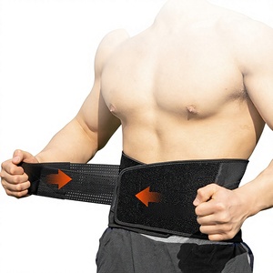 Cinturón de Soporte Lumbar Transpirable de Malla con 8 Tiras de PE <span class=keywords><strong>para</strong></span> Compresión, Sentadillas, Levantamiento de Pesas, Baloncesto, Alivio del Dolor de Espalda, Unisex - Product Image 1
