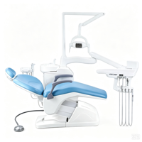 Ensemble complet de fauteuil dentaire avec détartreur LED UDS_N2, caméra intra-orale et compresseur d'air pour clinique dentaire