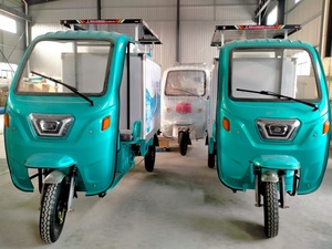 Ba bánh điện Camper lạnh cơ giới Trike Xe 3 bánh xe đạp được sử dụng để bán hàng lạnh với tấm pin mặt trời - Product Image 2