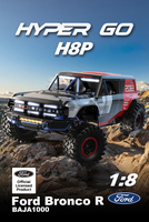 Coche RC MJX H8P HYPER 1/8 sin Escobillas, Control Remoto, 4WD, Todoterreno, Camioneta RC, Juguete de Simulación de Escalada