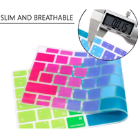 Funda Protectora de Silicona para Teclado Árabe, Distribución Europea, para MacBook Air 13" con Touch ID A2337 M1 A2179 2022 2021 2020