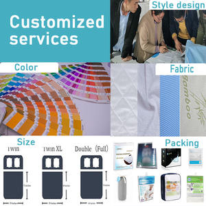 Protector de Colchón Impermeable Antiácaros <span class=keywords><strong>Berserk</strong></span>, Cubre Colchón de Bambú y Felpa, Tejido de Punto, 400 Hilos, Antibacteriano para Uso Doméstico - Product Image 5