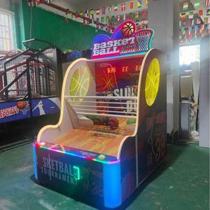 Children's Double Basketball <b>Machine</b> Wooden Box Acrylic Exercise Indoor Interactive Parent-Child <b>Game</b> Anime Arcade 6 Years - Product Image 3