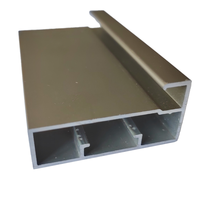 Poignée de meuble de cuisine moderne en profilé Gola, extrusion d'aluminium pour porte coulissante de placard et bordure de meuble