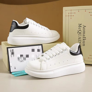 Ban Đầu Thiết Kế Sang Trọng Màu Trắng Cộng Với Kích Thước Thể Thao Giày Trượt Giản Dị <span class=keywords><strong>Sneakers</strong></span> Thoáng Khí Bằng Sáng Chế Da Mềm Mại Thoải Mái - Product Image 4