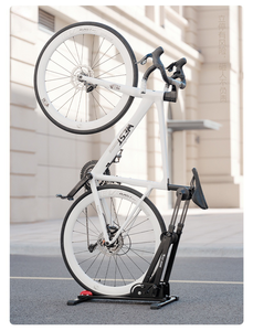 Soporte de Reparación de Bicicletas Plegable de Acero al Carbono para Exteriores, con Recubrimiento en Polvo, Ajustable y Duradero, con Rotación de 90 Grados - Product Image 3